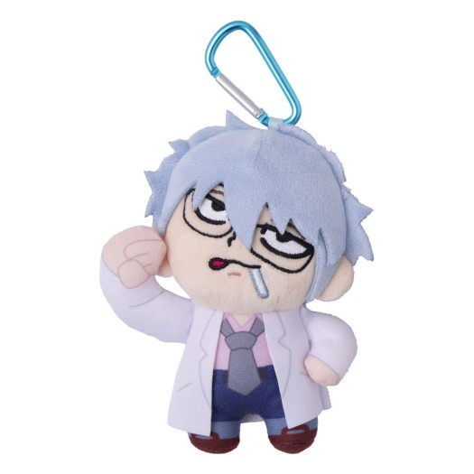 Gintama (3-Z Ginpachi Sensei) - Okawabukubu Youth Plush Keychain Ginpachi Sakata 12cm