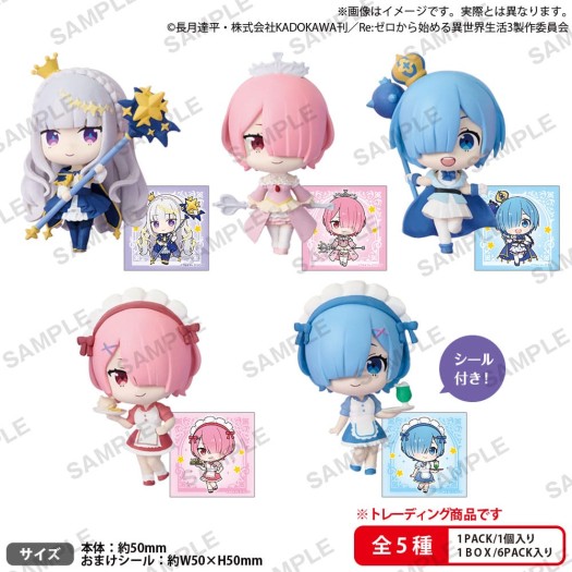 Re:ZERO -Starting Life in Another World- - Rich Birthday Life 2025 Box Ver. Assortment 6 pezzi 5cm (EU)