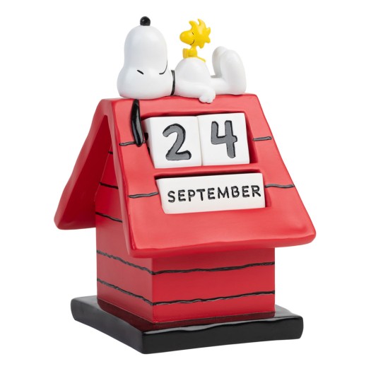 Peanuts 3D perpetual Calendar Snoopy Doghouse 10 x 11 x 16cm