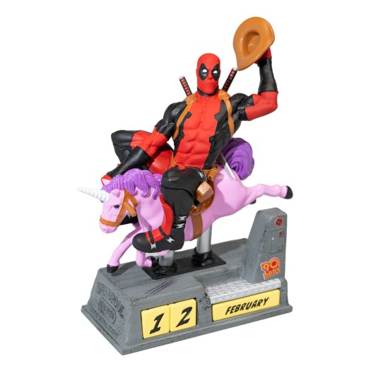 Deadpool 3D perpetual Calendar 21 x 10 x 17cm