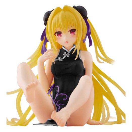 To Love-Ru Darkness - Desktop Cute Figure Konjiki no Yami (Golden Darkness) Chinese Dress Ver. Renewal 13cm