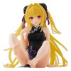 To Love-Ru Darkness - Desktop Cute Figure Konjiki no Yami (Golden Darkness) Chinese Dress Ver. Renewal 13cm