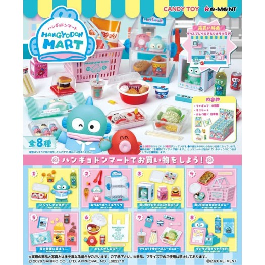 Sanrio - Hangyodon Mart BOX 8 pezzi (EU)