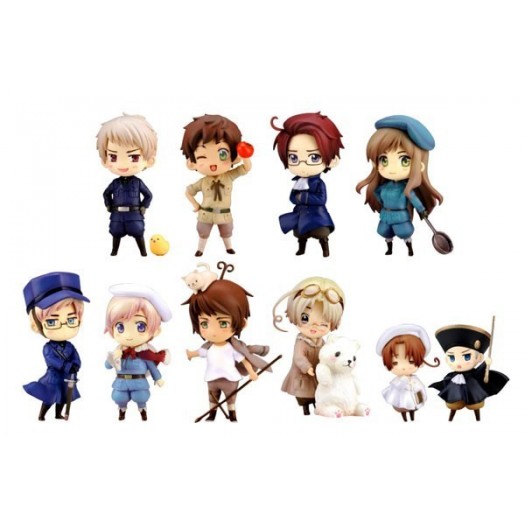 Hetalia Axis Powers - One Coin Grande Figure Collection Vol. 2 Renewal Package Edition -Random Character- 6cm